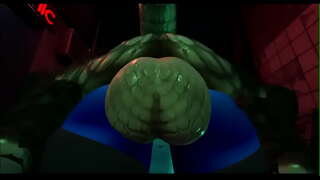 Μεγάλη σαύρα με μικρό δράκο